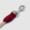 HUGO & HUDSON Luxury Dog Lead Round Rope & Leather