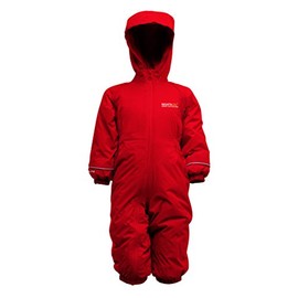 Regatta Kids Splosh II All in One Rainsuit Red rot - Pepper Size:Size 24-36