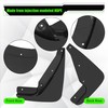 Front & Rear Mud Flaps Splash Guards Compatible for Dodge