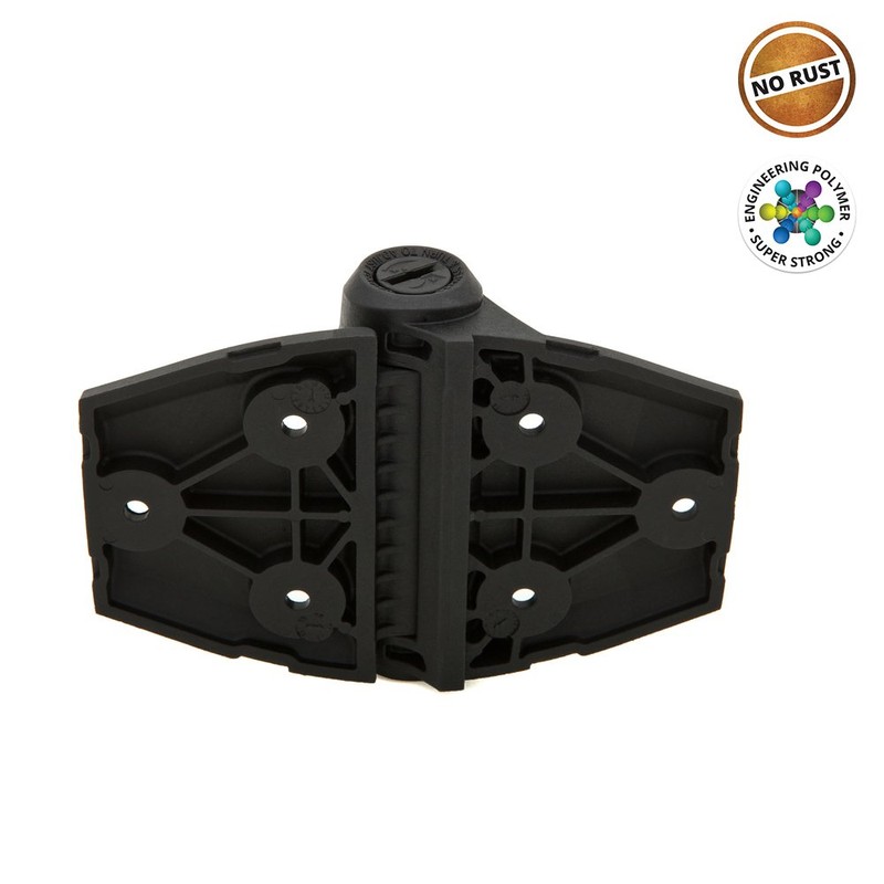 National Hardware N346-207 V6216 TruClose Spring Hinge in Black, 3-9/16"