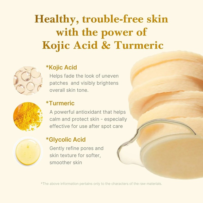 Medicube Kojic Acid Turmeric Pad - 70 Pieces
