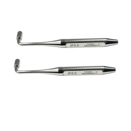 OSUNG Hand Tissue Punch, L shape, 5.0mm Dia, TPH50C, 2 pcs