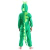 Party City Dinosaur Fighter Cosplay Costume For Kids, Green
