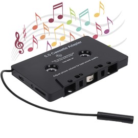Tape Converter, Easy to Operate Bluetooth Cassette Adapter for Car