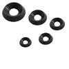 Solid Black Countersunk Finishing Washers Stainless Steel Cup (20, M5)