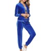 Women's Velour Tracksuit Set 2 Piece Loungewear Joggers Set Ladies