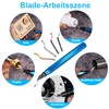 Heeieuk Metal Handle Hand Deburring Tools Burr Cutting with 21