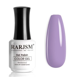 RARJSM Gel Nail Polish Blue Purple 15ml Dark Purple Opaque Pastel Gel Polish Milky Bluish Purple 1 Piece Single Bottle Cool Tone Soak off at Home Salon DIY French Manicure Nails Art