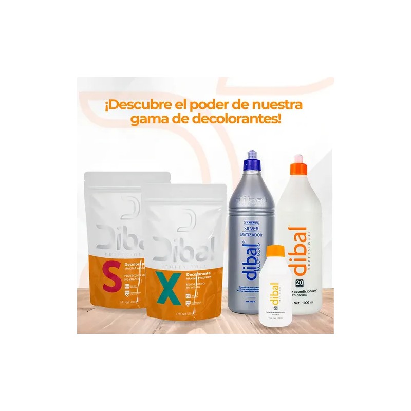 Shampoo Dibal Silver Intensifica Tono Cabello Plateado 1 Lt