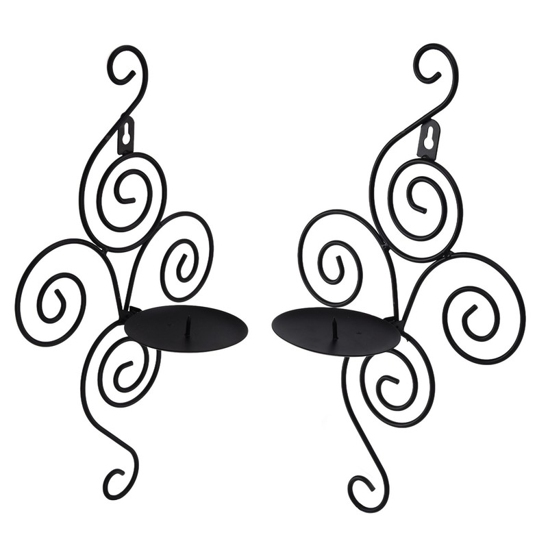 Wall Mounted Candle Stick Elegant Candle Holder for Living Room