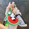 xutao Cute Panda Watermelon Keychain Cartoon Animal Fruit Keychain Panda