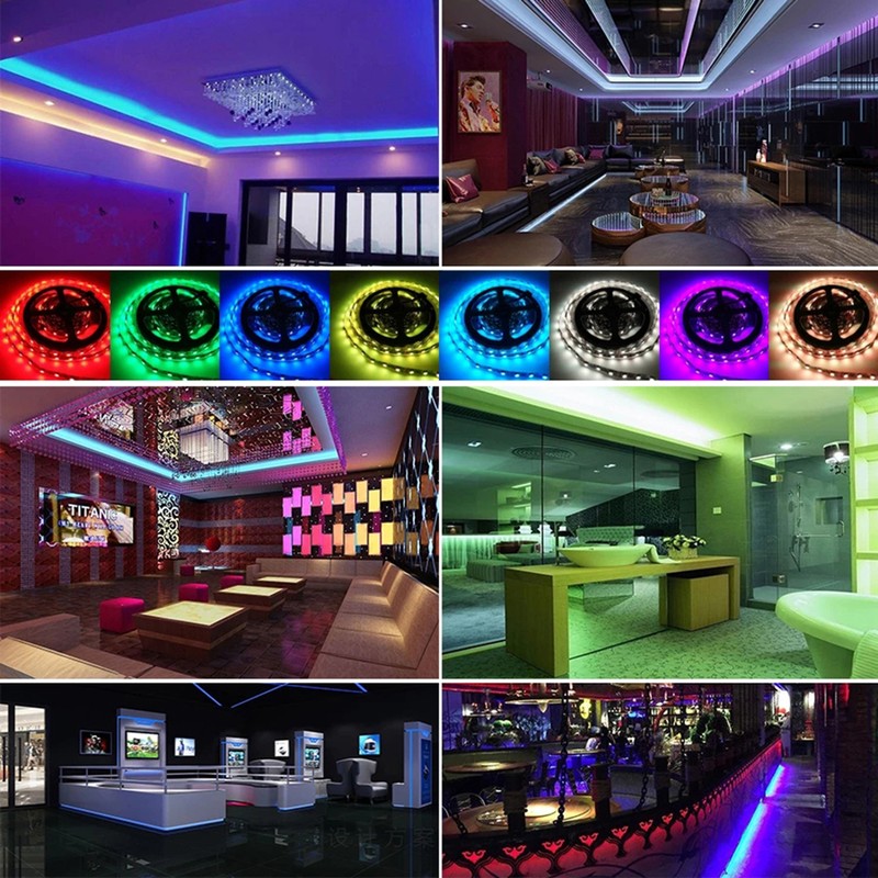 RGB LED Strip Lights 20M 600LEDs 5050RGB Light Strip LED