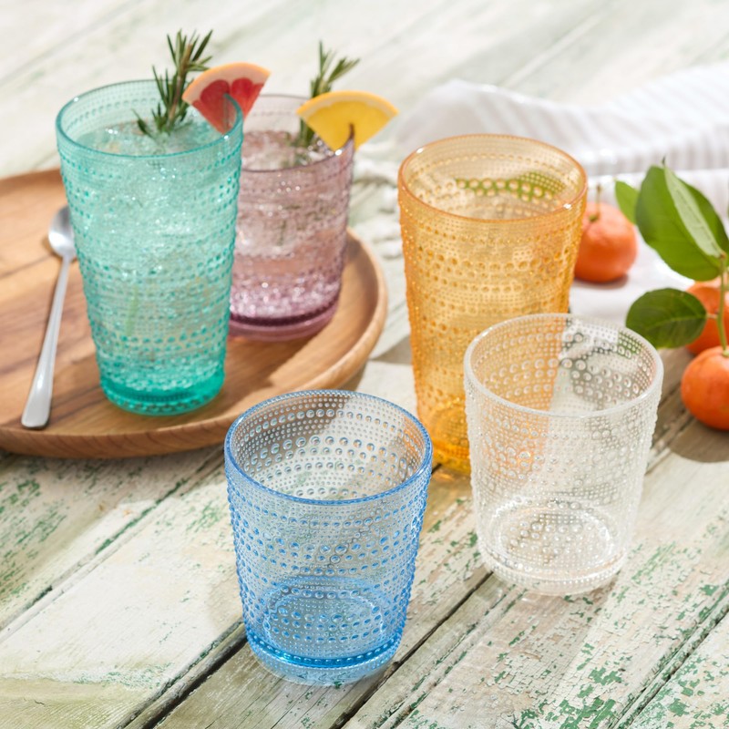 Santa Fe Teal Set of 6 Premium Acrylic Ice Tea