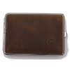 Germanus pill box case, made in Germany, large, brown