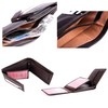Wedmay Genuine Leather Wallet with RFID for Men's Coin Compartment