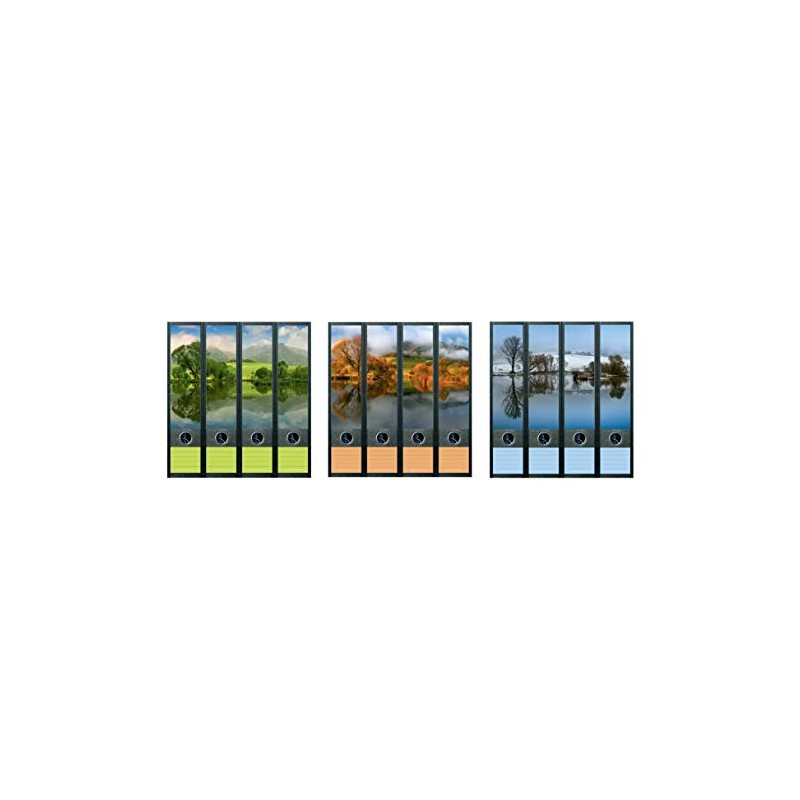 Set of 12 Folder Spines for Wide Folder Pond Lake