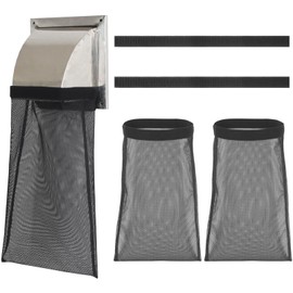 SANJHFF 2 Pcs Dryer Lint Catcher, Dryer Vent Lint Trap, Dust Bag Lint Bag Outdoor Dryer Vent, Lint Catcher for Dryer Vent Outside