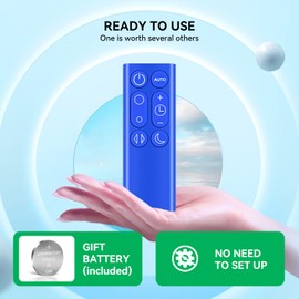 Snrigw Replacement Remote for Dyson DP01/DP03/TP02/TP03 (Blue) Compatible with Pure Cool/Hot+Cool Fans & Air Purifiers