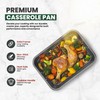 Large Lasagna Pan 12” x 16” - Heavy-Duty Nonstick Casserole