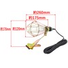 Takagi Earth Man Clip Light, 100 W, Earthquake Resistant Bulb,