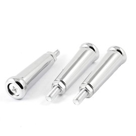 LDEXIN 3pcs Metal M8 Male Thread Screw On Revolving Handle Grip for Lathe Milling Machine