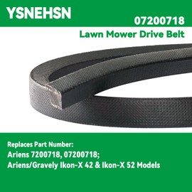 07200718 Lawn Mower Drive Belt Fits for Ariens Gravely 7200718 07200718 Zero Turn ZTX42 IKOM-X 42 52 Lawn Riding Mower (1/2" x 57")