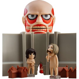 Nendoroid G17056 Attack on Titan Super Large Giant Renewal Set, Non-Scale, Plastic, Pre-Painted Action Figure