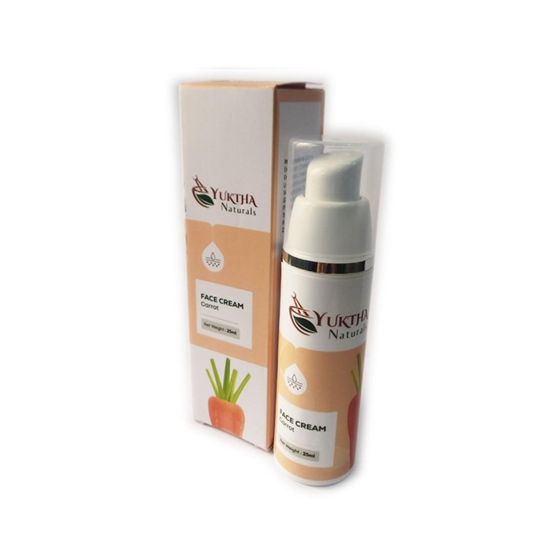 Yuktha Naturals Carrot Face Cream 25ml - For Glowing Skin