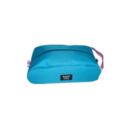 BAGS USA Golf Shoe Bag Durable Water Resistant, Fits Up To Size 14 Made In USA. (Turquoise)