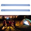 2PCS Inflatable Camping Light Portable Foldable Inflatable USB Charging Monochromatic