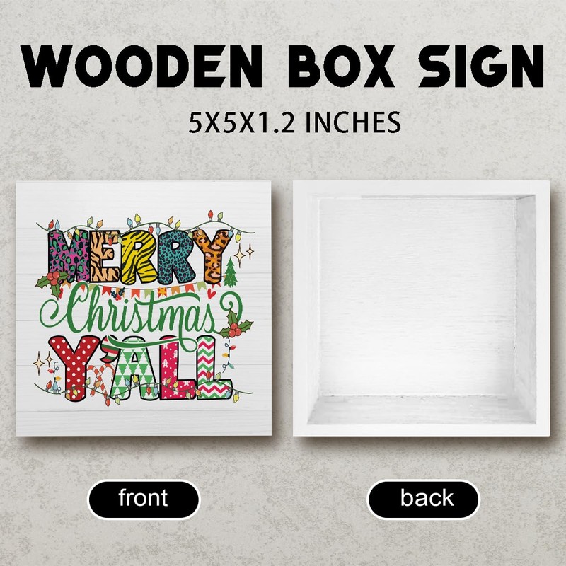 Christmas Sign Decorations for Home Office Desk Christmas Decor for