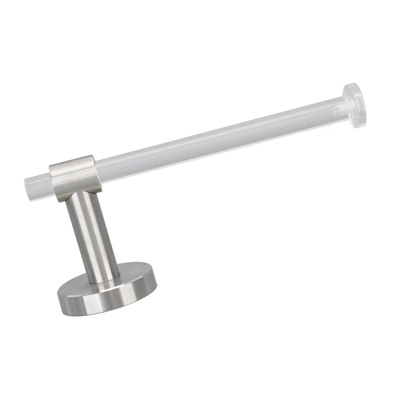 Bathroom Towel Rack Holder Hanger Transparent Light Luxury Acrylic Wall