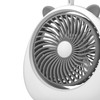Cat Ear Desk Fan for Student Two Levels Adjustable Large