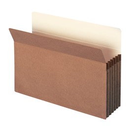 Smead File Pocket, Straight-Cut Tab, 5-1/4" Expansion, Legal Size, Redrope, 50 per Carton (74810)