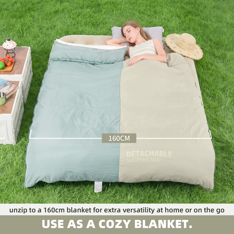 BISINNA Sleeping Bag for Adults Cold Weather Backpacking Sleeping Bags