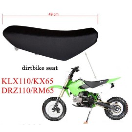 Unbranded Black Foam Complete Tall Seat For Kawasaki KLX110 KX65 DRZ Dirt Bike Motocross