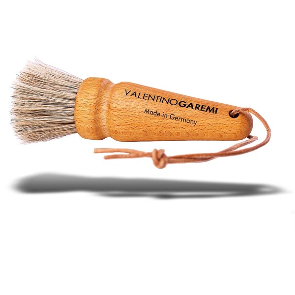 Valentino Garemi Collectables Dusting Brush - Horse Hair - Dust Cleaner & Aging Deposits Remover for Vintage or Antique Frames Toys Books Sculptures Pictures Coins Collections Sport Cards Equipment