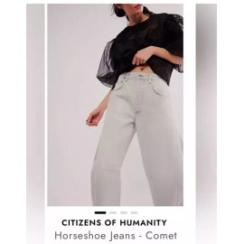 Citizens of Humanity Horseshoe Jeans Barrel 26 NWT