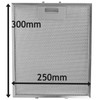 SPARES2GO Metal Mesh Filter for Rangemaster Cooker Hood/Extractor Fan Vent