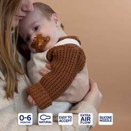Natural Dummy 0-6 M Plain Cinnamon/Brown