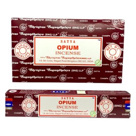 Genuine Satya Sai Baba Opium Incense Sticks 15 g X 12 pks