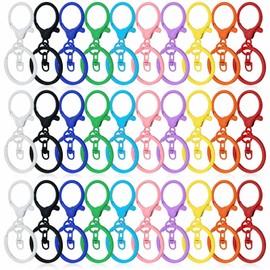 Make Your Own Key Chain, Pack of 30 Carabiner Hooks with Swivel Joint, Key Carabiner, Key Carabiner, Key Carabiner, Key Carabiner for DIY Keys Crafts