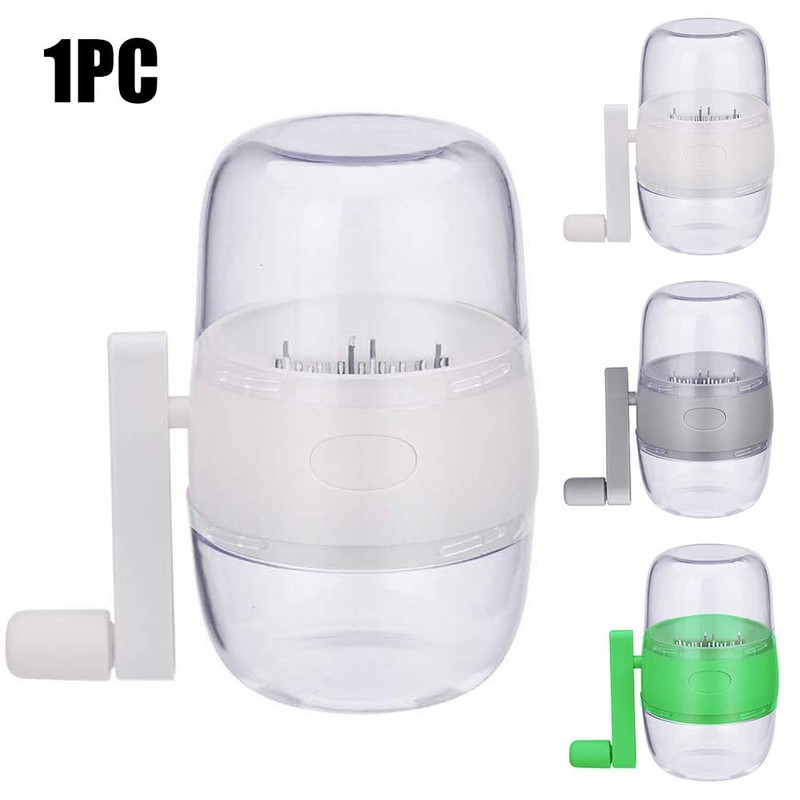 Nut Chopper, Portable Manual Nut Grinder with Hand Crank For