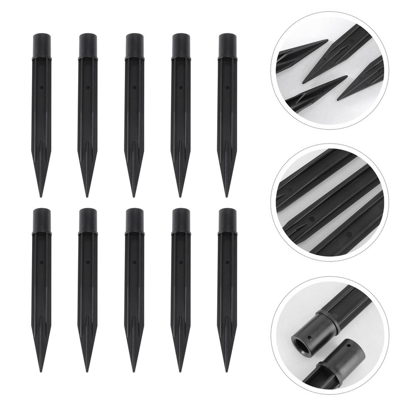 10pcs Ground Spike Lawn Lamp Resistant Landscape Lighting Ground Replacement