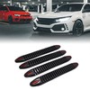 uxcell 4 Pcs 400 X 50mm Rubber Black Self Adhesive