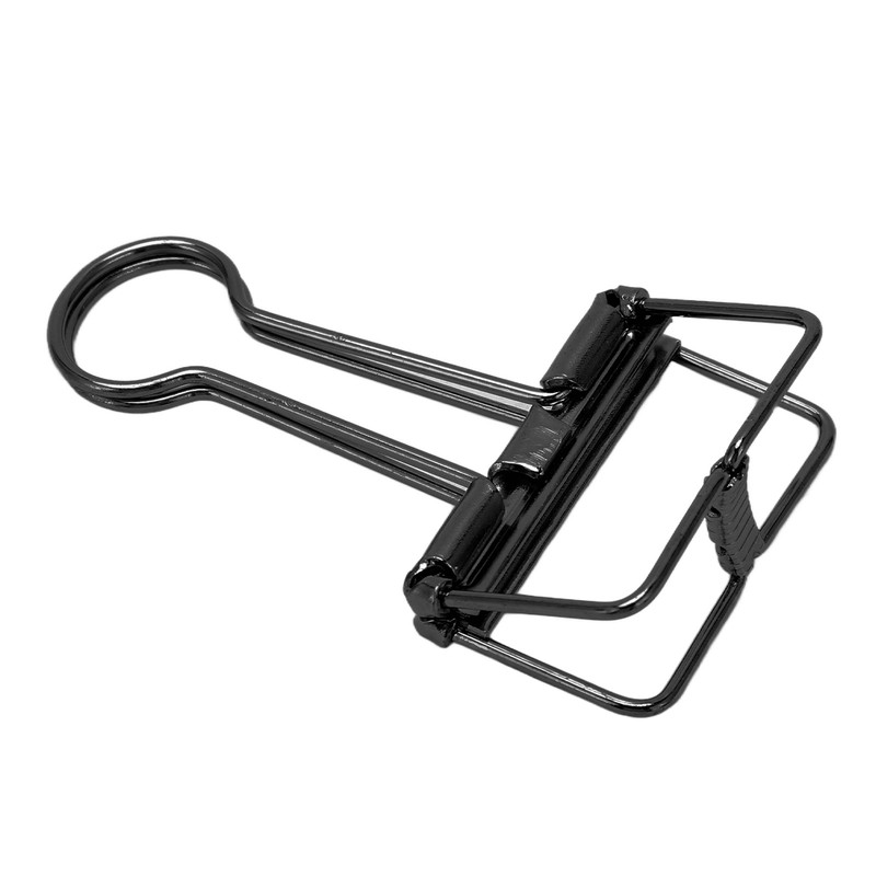 50Pcs Hollow Binder Clips Metal Paper Binder Clips for Documents