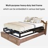 Bilily 14 Inch Full Bed Frame with Sturdy Steel Slat