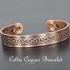 Holistic Magnets Copper Magnetic Bracelet Men's Women's Celtic Bangle Copper