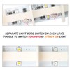 Luban Stack Lights, Industrial Signal Tower with Rotatable Base, Steady/Flashing