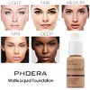 PHOERA Foundation, Full Coverage Foundation, Soft Matte, Oil Control Concealer,